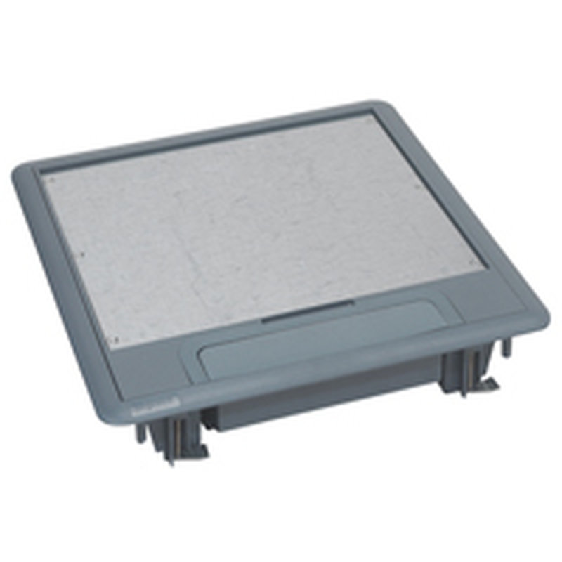 Legrand 088070 - Boîte de sol hauteur 50mm pour plancher technique ou chape béton avec couvercle
