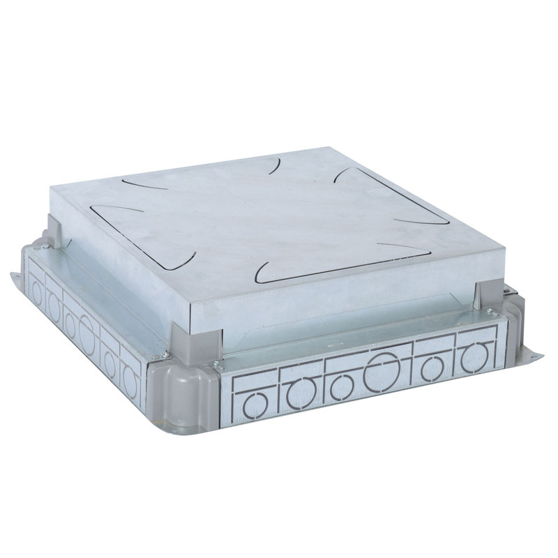 Legrand 088092 - Boîte d'encastrement chape béton auto-ajustable pour boîte de sol 16/24 modules