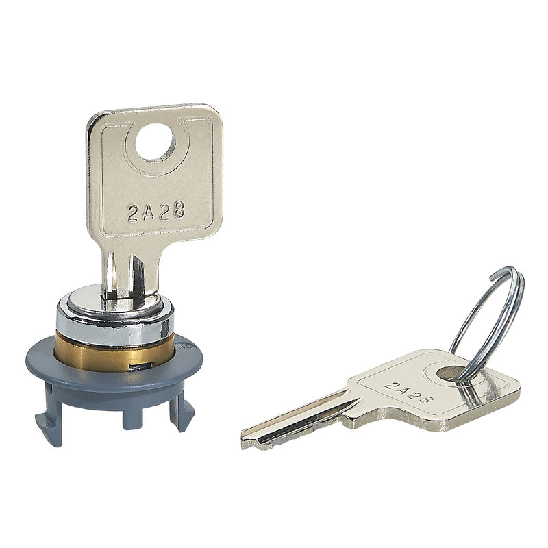 Legrand 088098 - Accessoire de verrouillage avec clé pour couvercle plastique pour boîte de sol