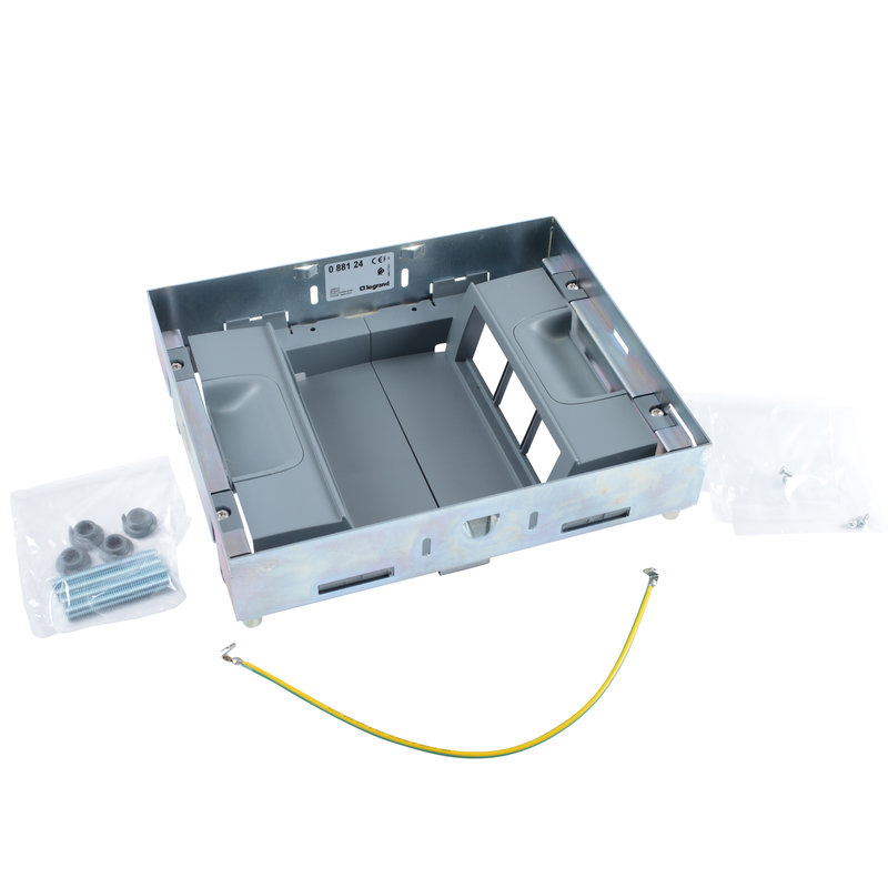 Legrand 088124 - Kit support pour boîte de sol affleurante prises verticale 2 rangées 6 modules
