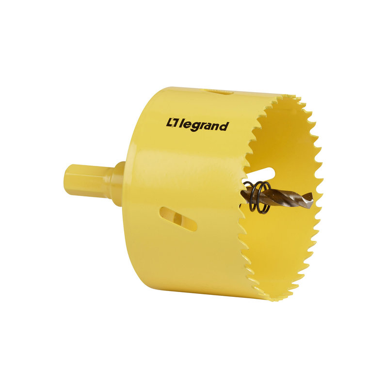 Legrand 088508 - Scie cloche diamètre 80mm avec forêt de centrage et ressort