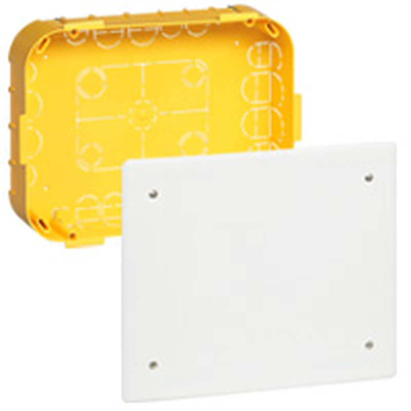 Legrand 089375 - Boîte pour dérivation Batibox cloisons sèches 230x170x50mm couvercle 225x210mm