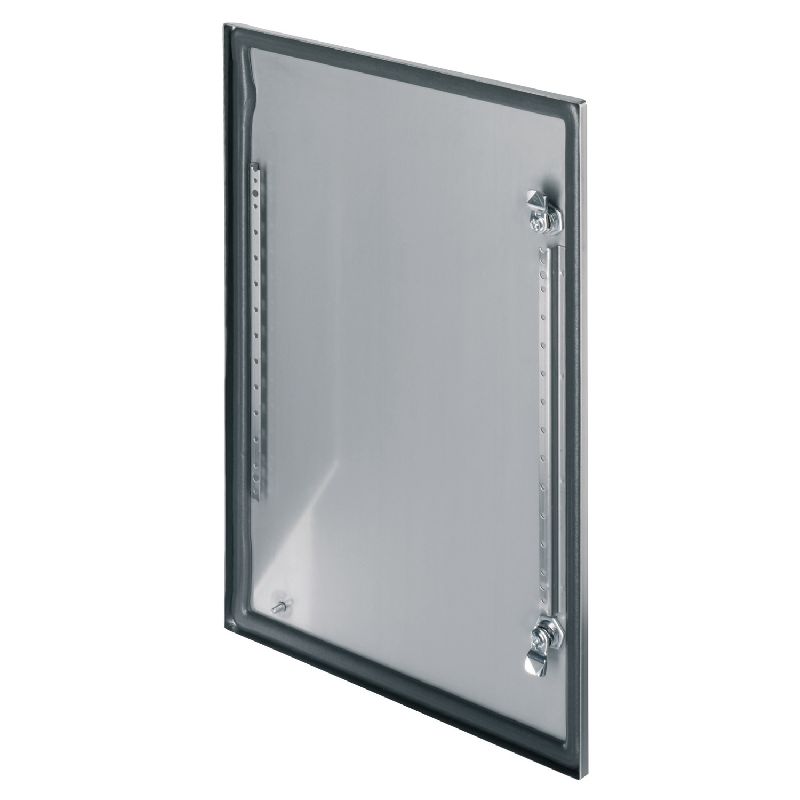 Spacial - porte pleine de coffet inox S3X - H=800x NSYDS3X88