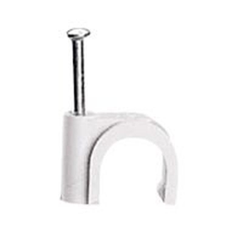 Legrand 098381 - Cavaliers Multifix x 20 - souples - pour câble Ø7mm à Ø10 mm - blanc