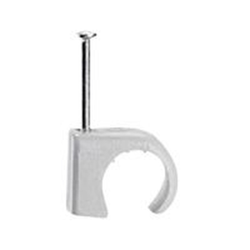 Legrand 098368 - Cavaliers Multifix x 20 - souples - pour câble Ø14mm à Ø20 mm - blister - gris