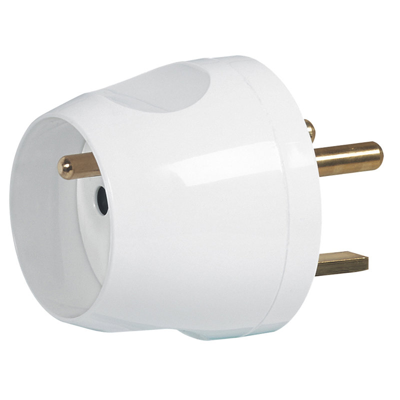 Legrand 090037 - Adaptateur pour branchement de 1 fiche 2P+T 16A sur une prise 20A