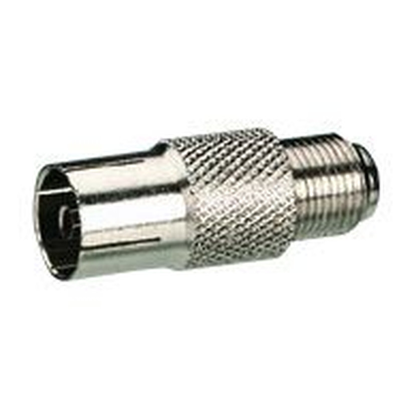 Legrand 091049 - Adaptateur télévision de fiche Ø9,52mm femelle à typeF femelle
