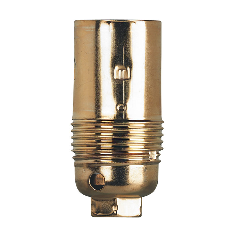 Legrand 091120 - Douille pour ampoule E14 - acier laitonné