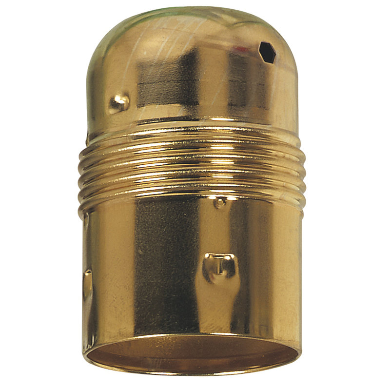 Legrand 091130 - Douille culot E27 à chemise lisse métallique et borne de terre 4A 150W