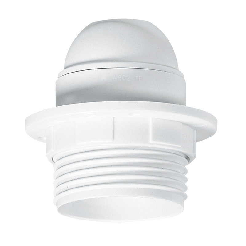 Legrand 091134 - Douille culot E27 à chemise demi-filetée et bague matière isolante 4A 150W