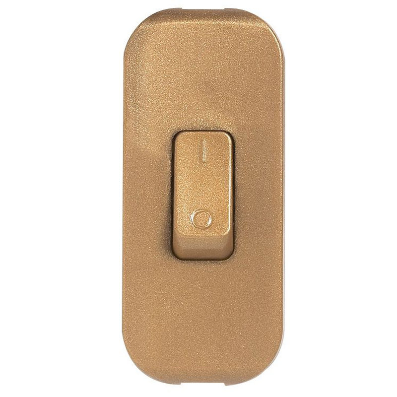 [LEG-091152] Legrand 091152 - Interrupteur à bascule à touche de couleur vieil or - blister avec Gencod