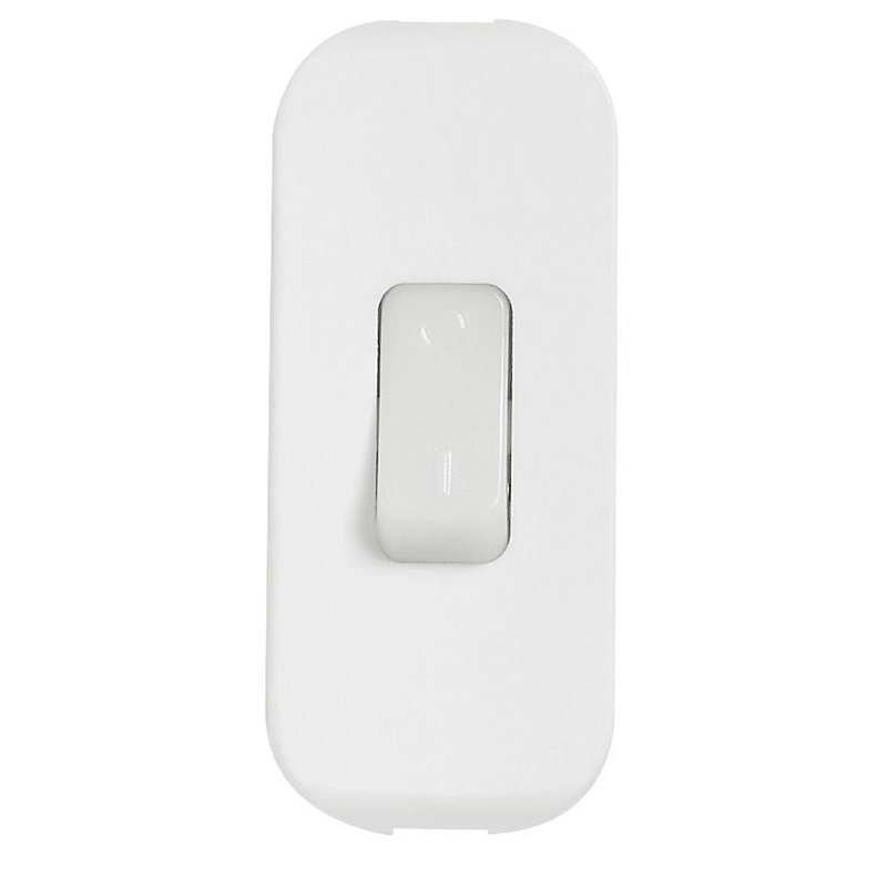 Legrand 091158 - Interrupteur à bascule à touche luminescente blanc - blister avec Gencod