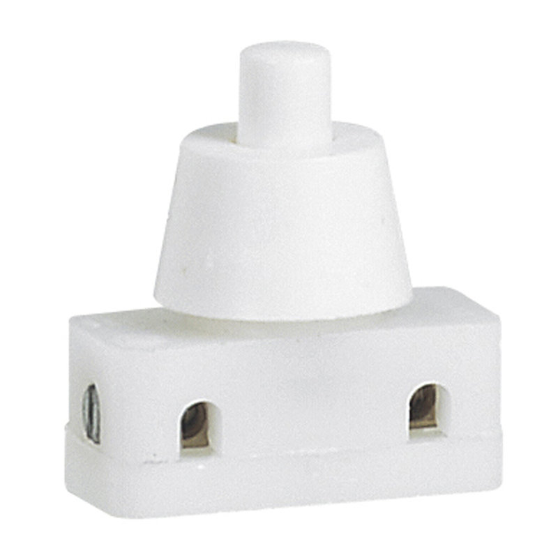 Legrand 091167 - Mini-interrupteur à poussoir pour pied de lampe - 2A - 250V~ - blister