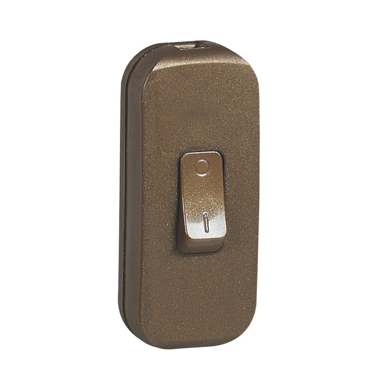 Legrand 091195 - Interrupteur à bascule pour lampe - bipolaire - vieil or