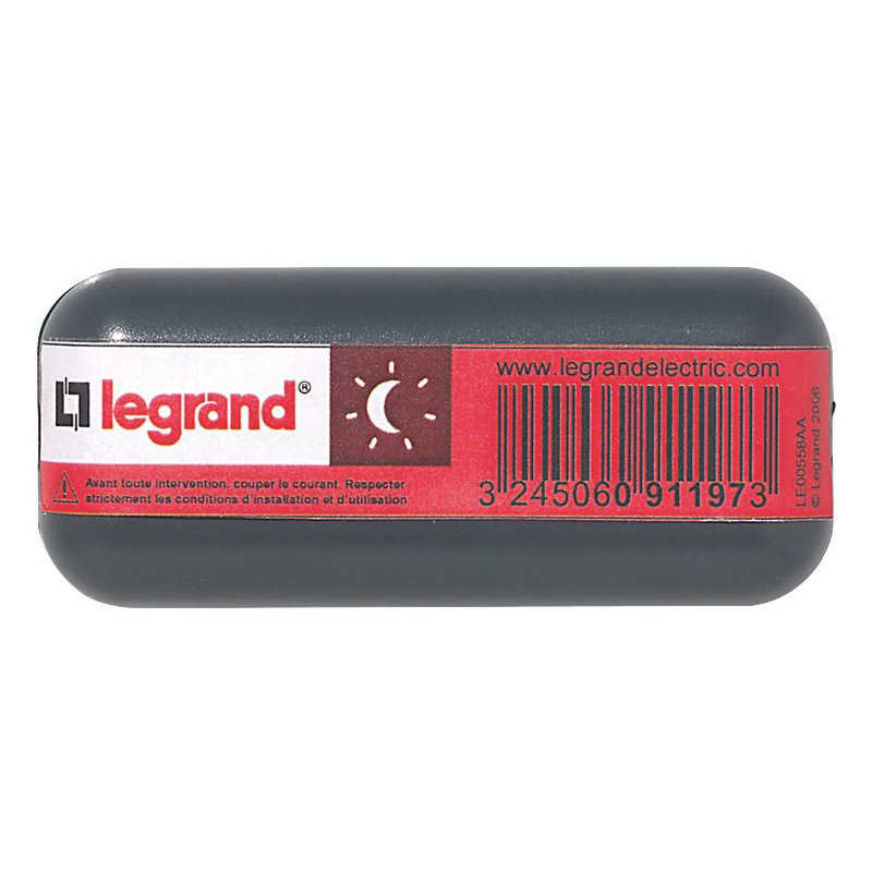 Legrand 091197 - Interrupteur à bascule pour lampe - lumineux - bipolaire - noir