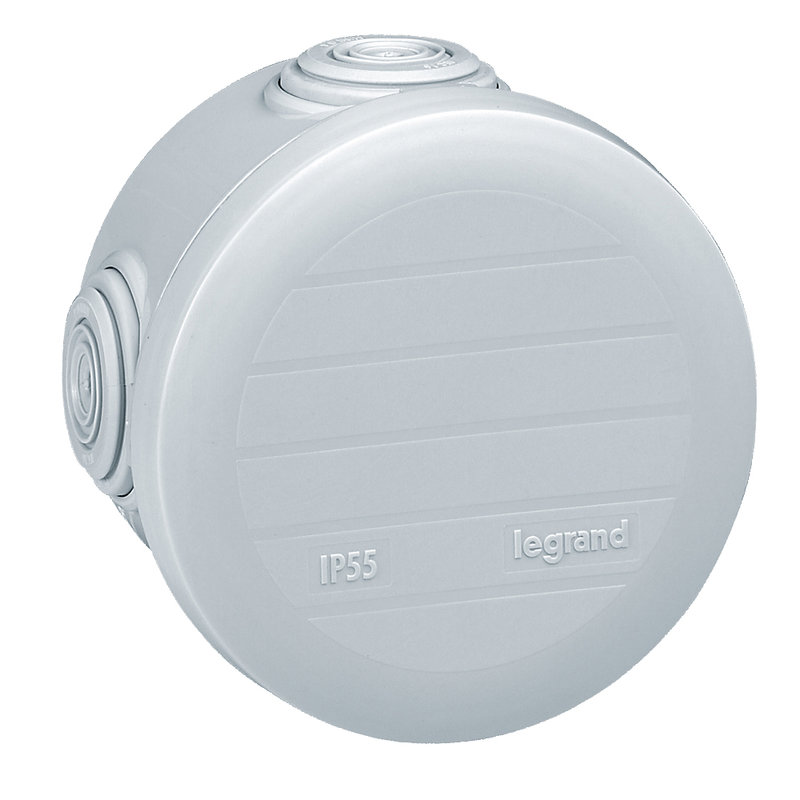 Legrand 092003 - Boîte de dérivation ronde Plexo Ø70mm hauteur 45mm - blanc RAL9010
