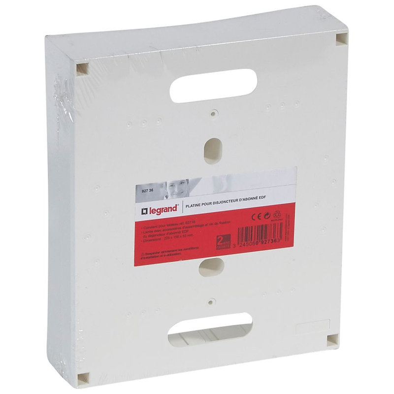 Legrand 092736 - Platine pour disjoncteur d'abonné ERDF - 225x 90x53mm