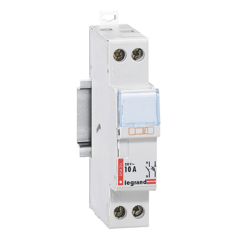 Legrand 092812 - Porte-fusibles 1P+N - 10A - 1 module - pour cartouches 8,5x23mm