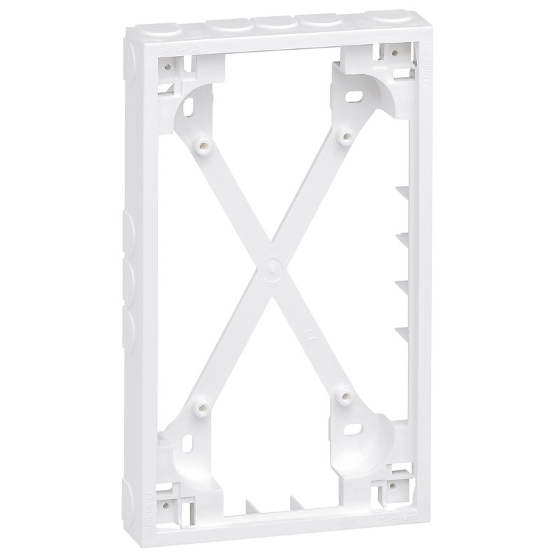 Legrand 093007 - Platine démontable pour interrupteur Pac - fixation murale -150x250x70 mm -blanc