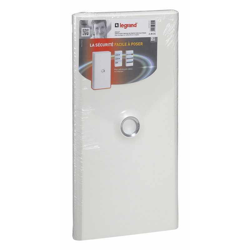 Legrand 093032 - Porte pour coffret DRIVIA 3 rangées 13 modules - blanche