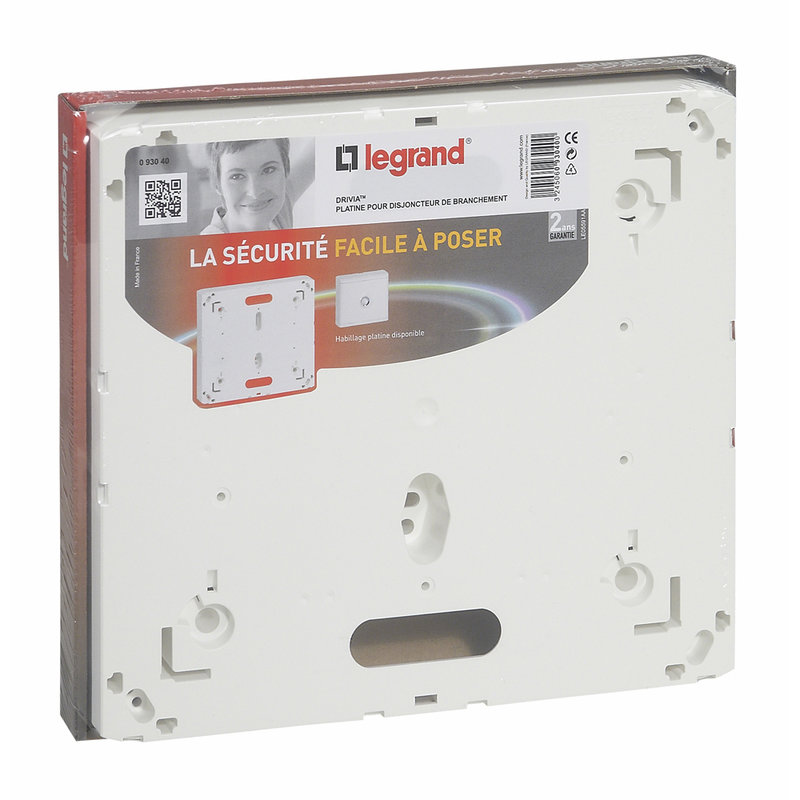 Legrand 093040 - Platine pour disjoncteur d'abonné seul et coffret 13 modules