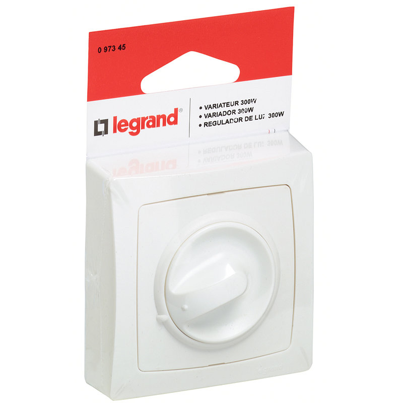 Legrand 097345 - Interrupteur variateur bouton rotatif Appareillage Saillie - Blanc