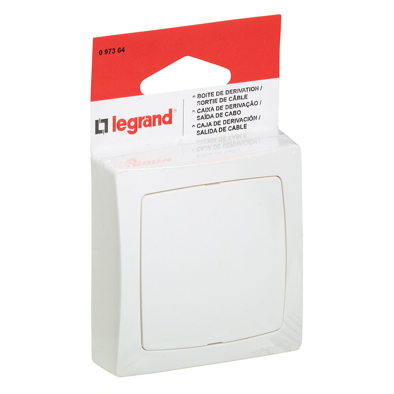 Legrand 097364 - Boîte de dérivation et sortie de câble Appareillage Saillie - Blanc