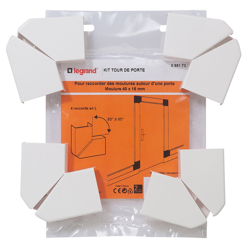 Legrand 098173 - Kit tour de porte - pour moulure section 40x16mm