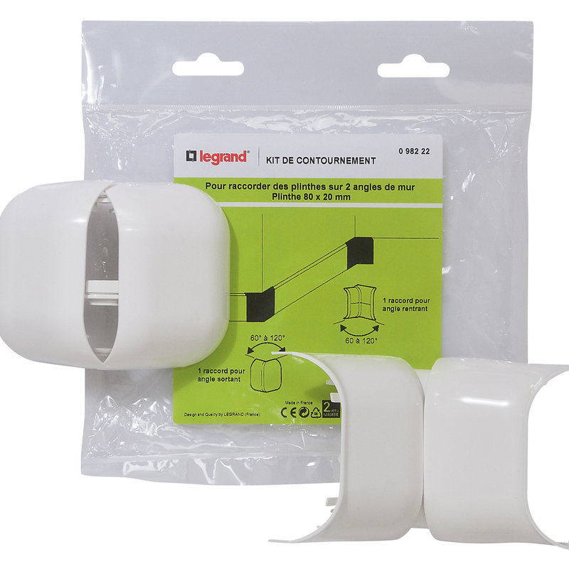 Legrand 098222 - Kit de contournement - pour plinthe 80x20mm