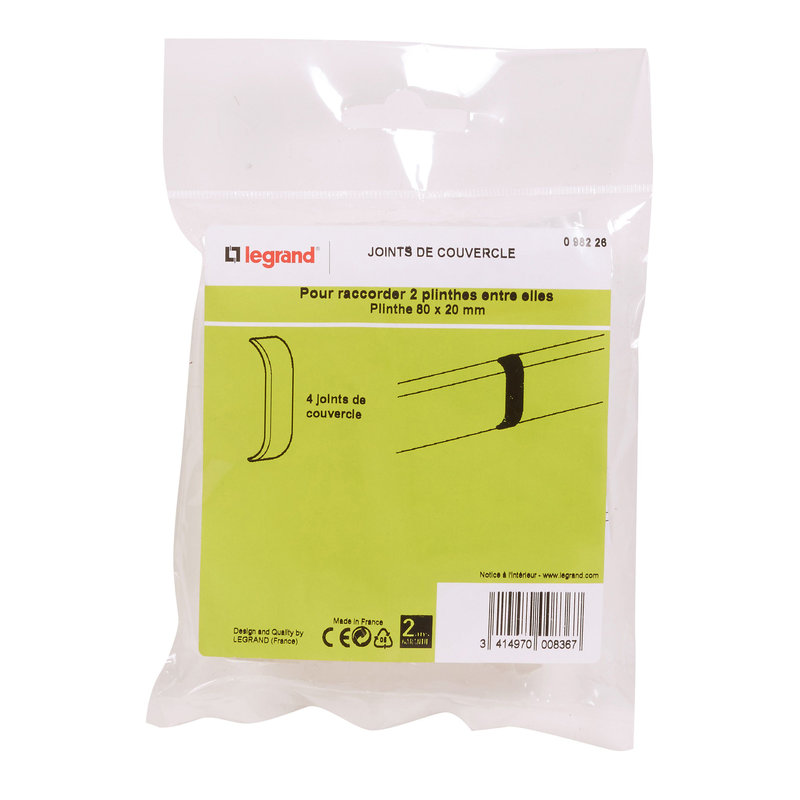 Legrand 098226 - Joint de couvercle - pour plinthe 80x20mm