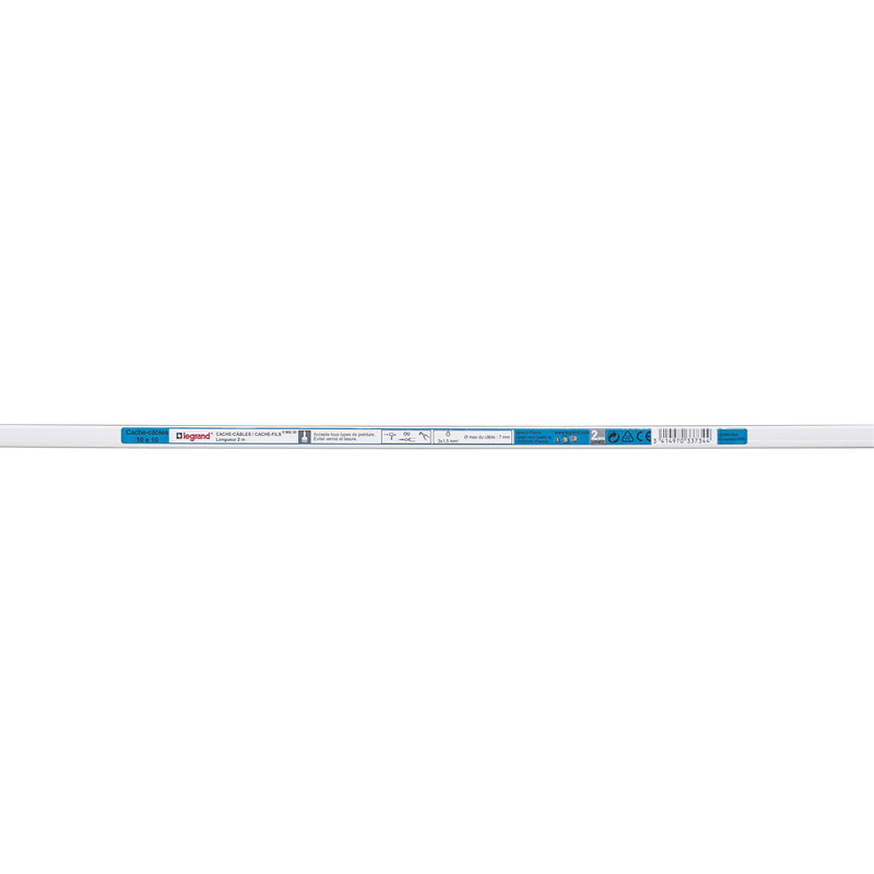 Legrand 098230 - Cache-câbles de section 10x10mm - Longueur 2m