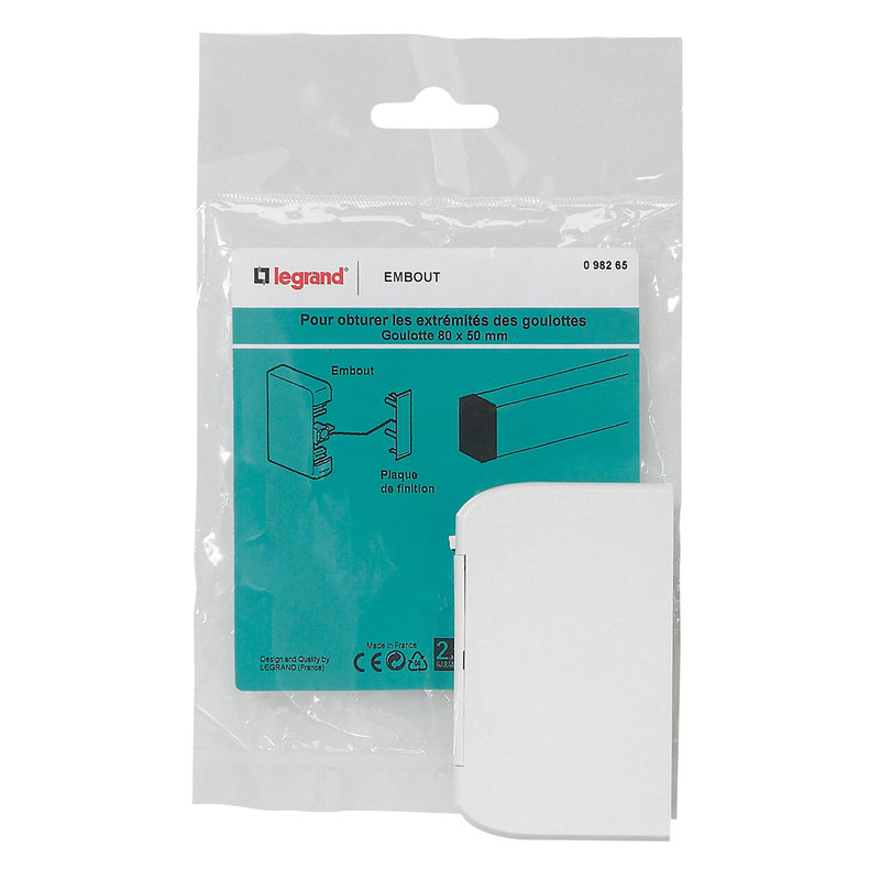 Legrand 098265 - Embout pour goulotte - de section 80x50mm