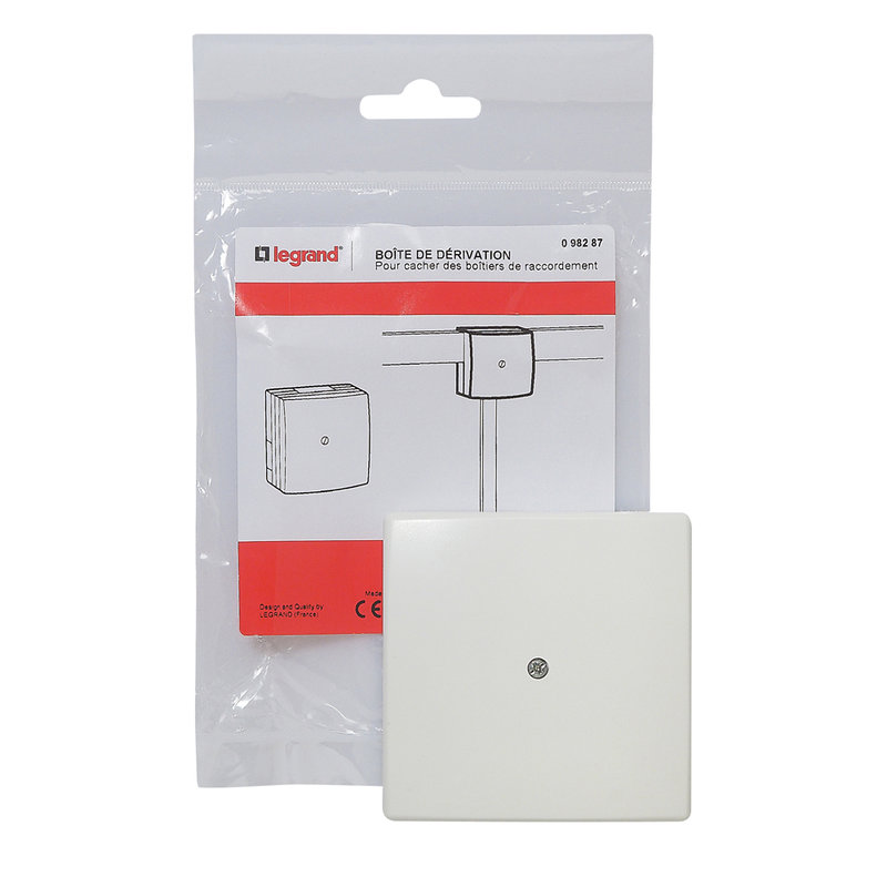 Legrand 098287 - Boîte de dérivation - pour cache-fils- 2x2,5mm²