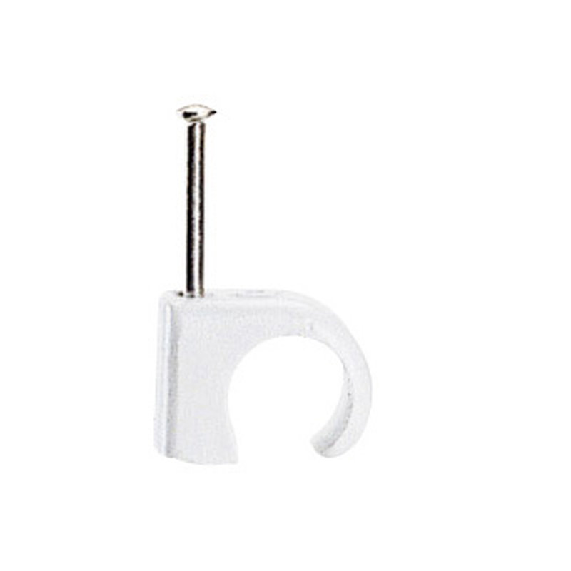 Legrand 098330 - Cavaliers Multifix x 100 - souples - pour câble Ø5mm à Ø7 mm - Blanc