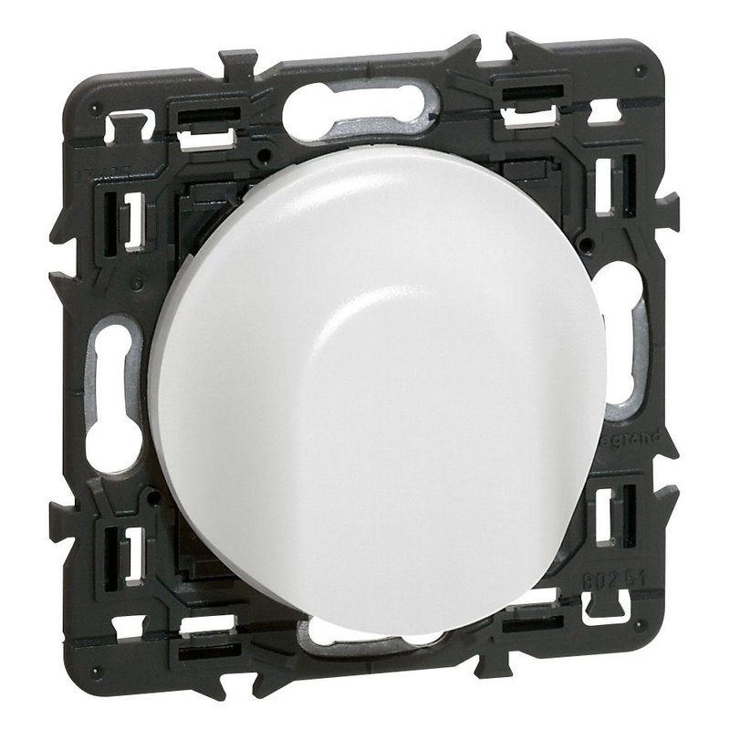 Legrand 099708 - Sortie de câble avec serre-câble Céliane - blanc avec support