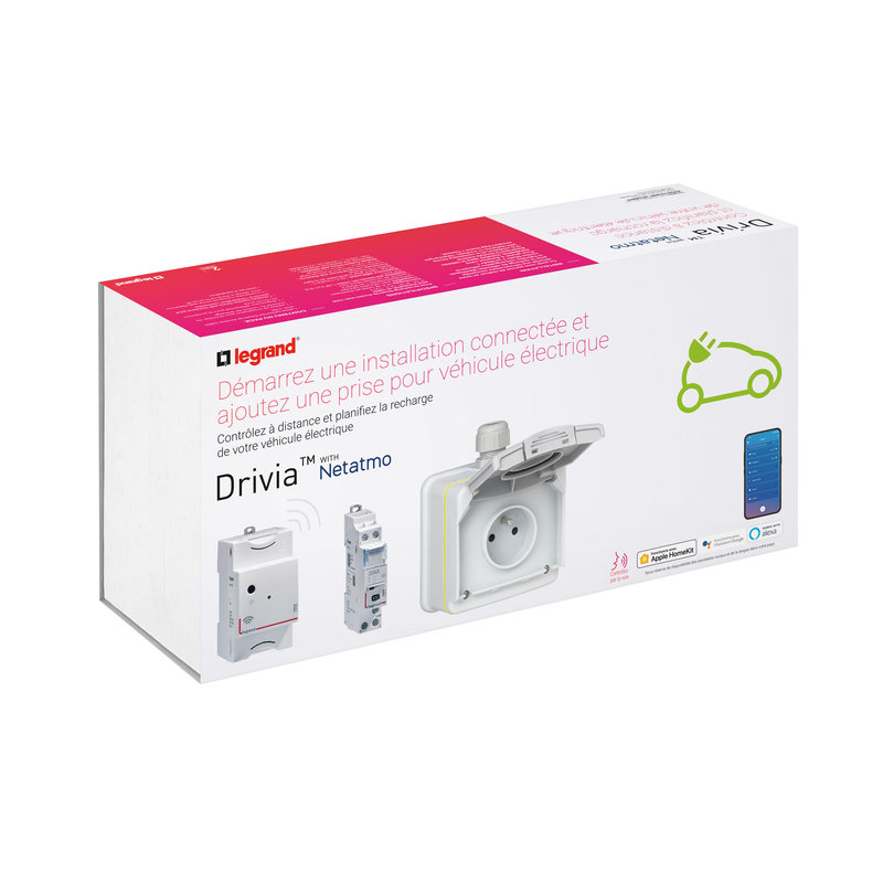 Legrand 090487 - Pack de démarrage Green'up Access connecté avec prise pour véhicule électrique