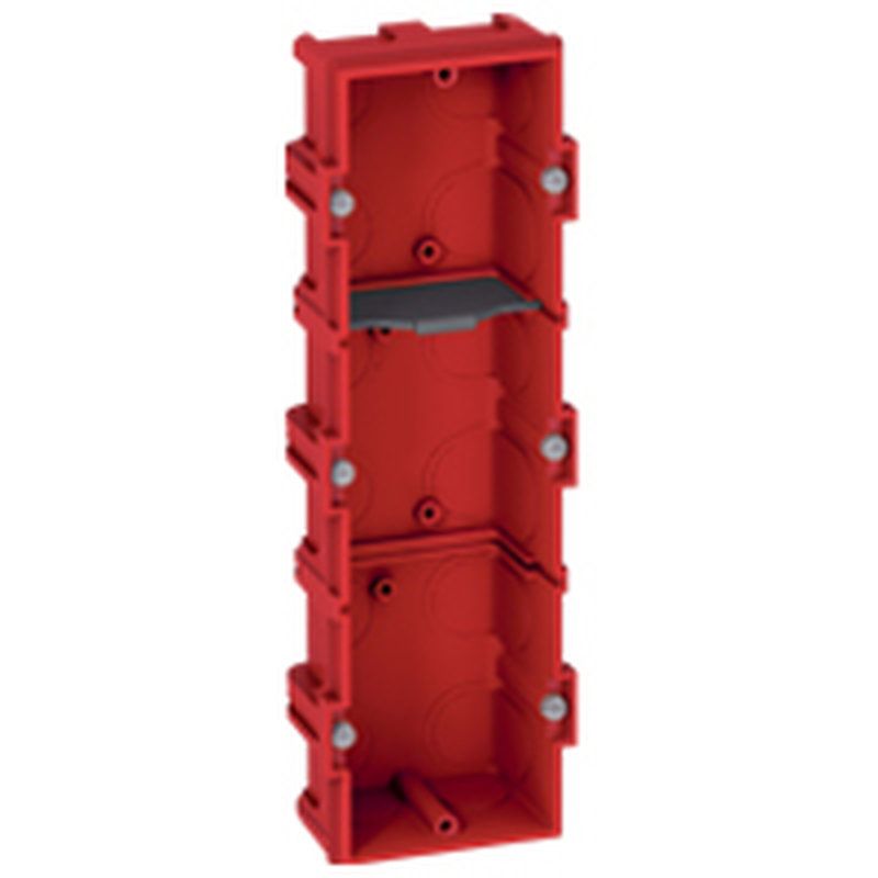 Legrand 090533 - Boîte à encastrer Batibox maçonnerie - 3 postes profondeur 40mm