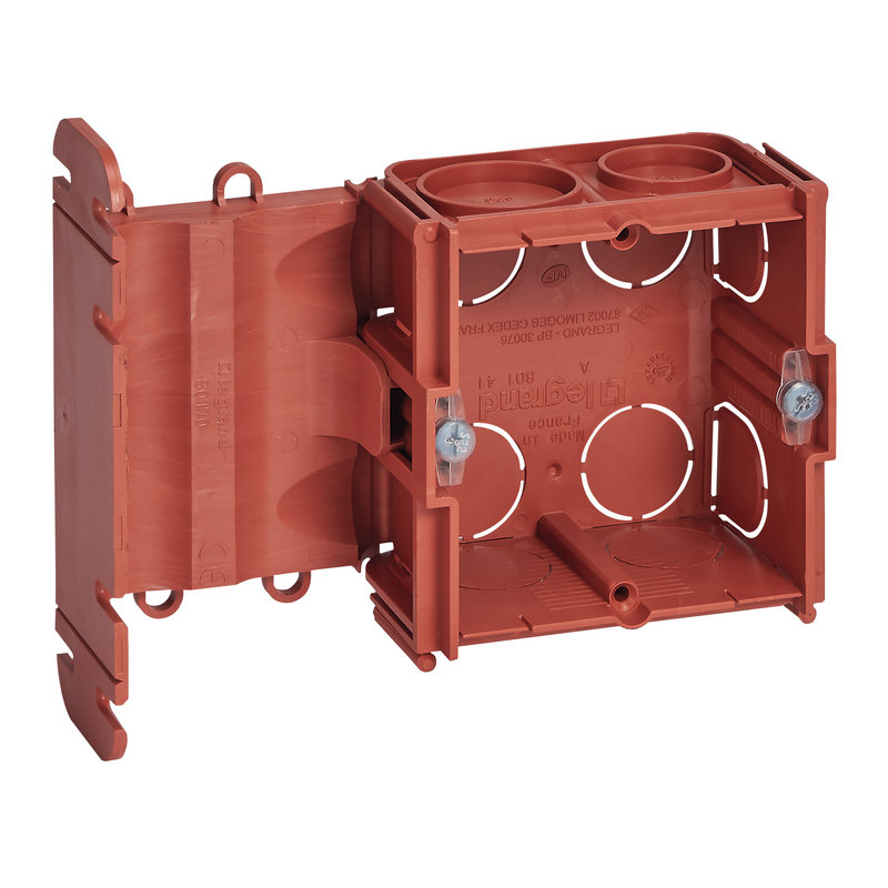 Legrand 090537 - Boîte à encastrer Batibox maçonnerie pour chambranle - prof. 40mm