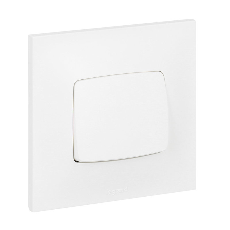 Legrand 091323 - Poussoir - Neptune - 6A - Finition blanche