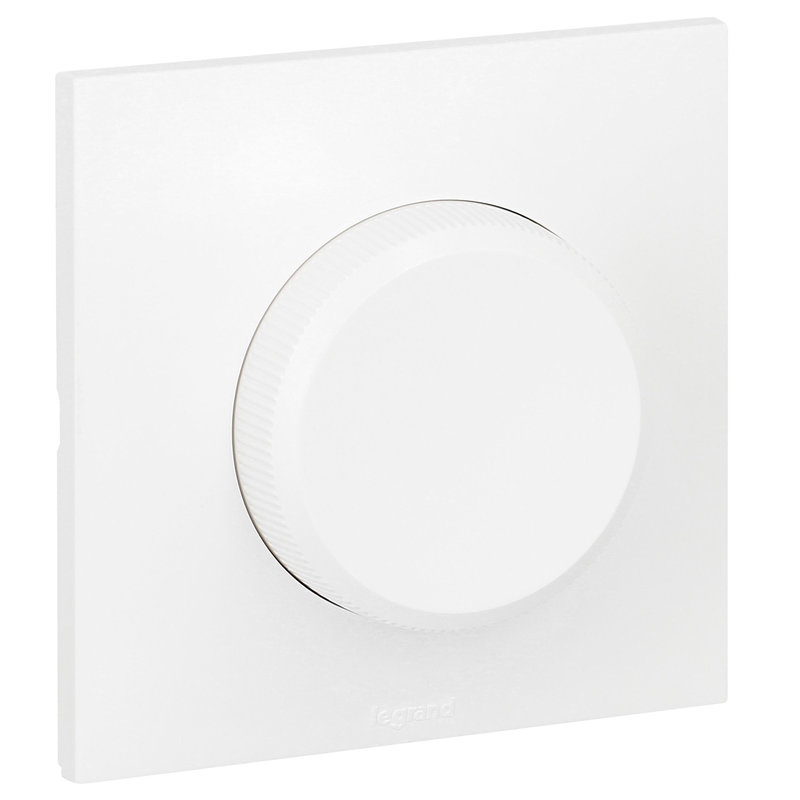 Legrand 091327 - Interrupteur variateur à bouton Neptune 300W - Blanc
