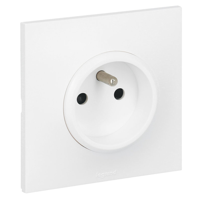 Legrand 091330 - Prise de courant avec terre Neptune 16A - blanc