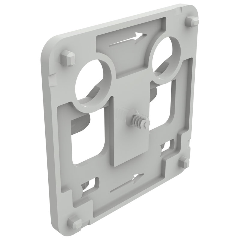 Legrand 091947 - Accessoire fixation boîtes Plexo dimensions 80x80mm sur chemin de câbles tôle