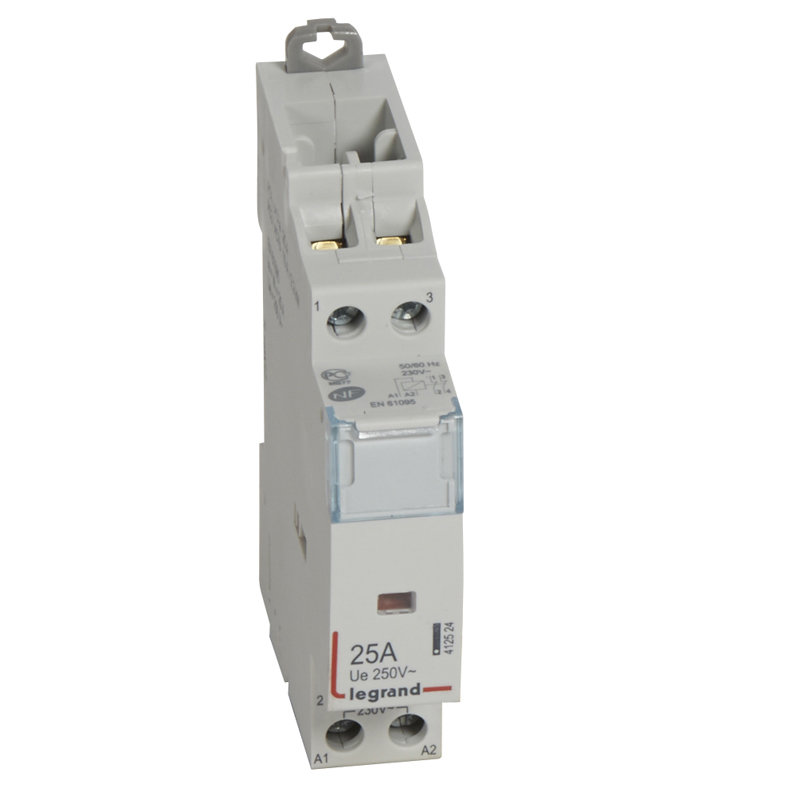 Legrand 092703 - Contacteur pour puissance importante - bipolaire 230V~ - 2O - 25A - 1 module