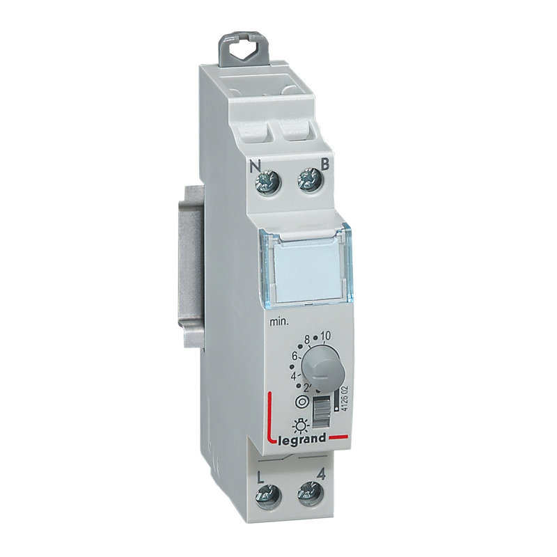 Legrand 092758 - Minuterie pour lampes à incandescence et halogènes - 16A - 1 module DIN