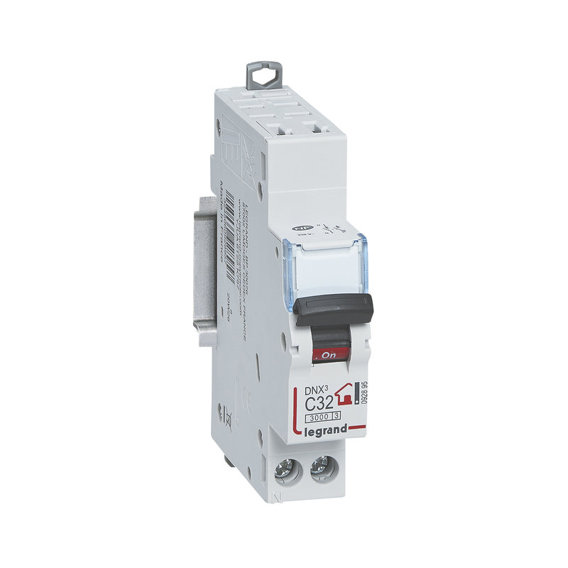 Legrand 092895 - Disjoncteur DNX³ Phase + Neutre 32A - bornes automatiques - 1 module