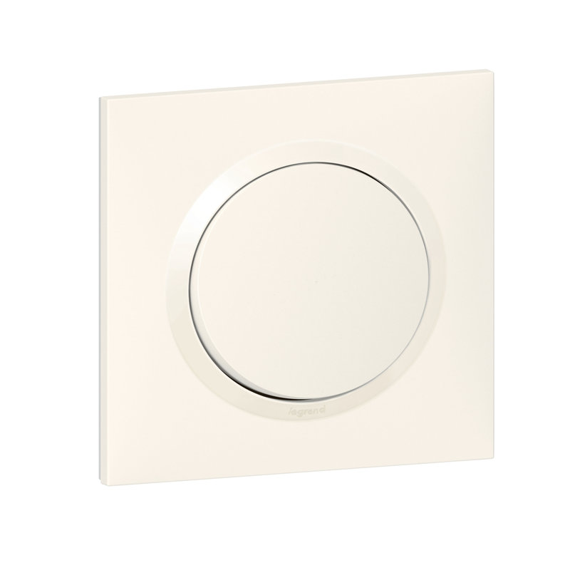 Legrand 095020 - Interrupteur ou va-et-vient dooxie complet avec plaque - blanc