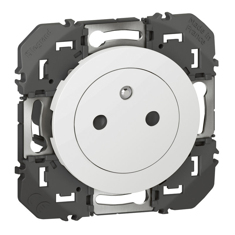 Legrand 095215 - Prise de courant 2P+T Surface dooxie 16A finition blanc - sachet