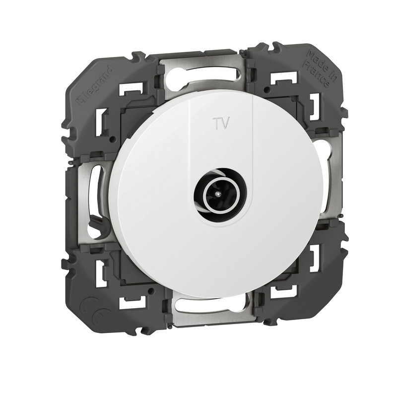 Legrand 095222 - Prise TV étoile blindée dooxie finition blanc - sachet