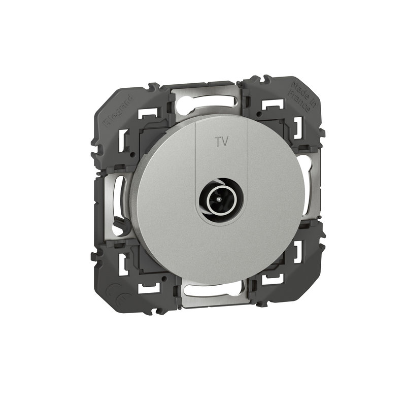 Legrand 095252 - Prise TV étoile blindée dooxie finition alu - sachet