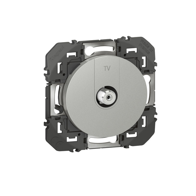 Legrand 095253 - Prise TV type F à visser dooxie finition alu